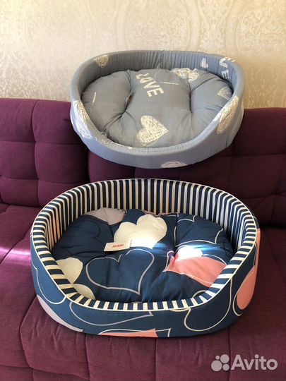 Лежанка домик для собак и кошек