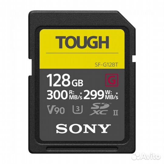 Карта памяти Sony sdhc 128GB UHS-II U3 (новая)