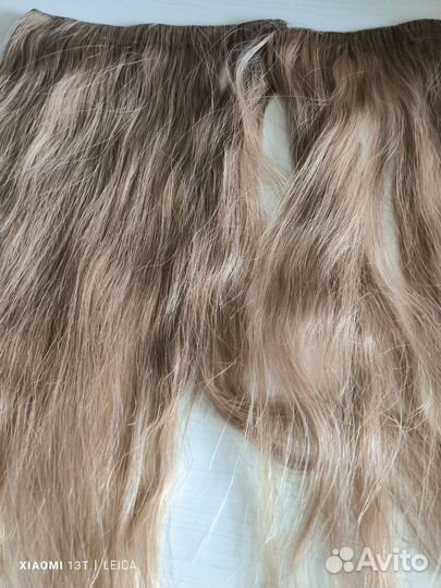 Натуральные волосы на трессе