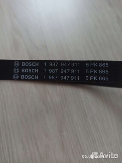 Ремень ручейковый bosch 5PK865