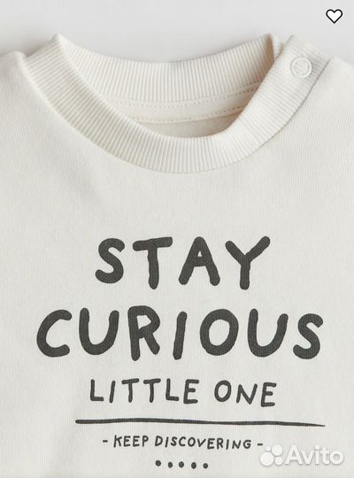 Свитшот hm на флисе 86 92 для мальчика или девочки