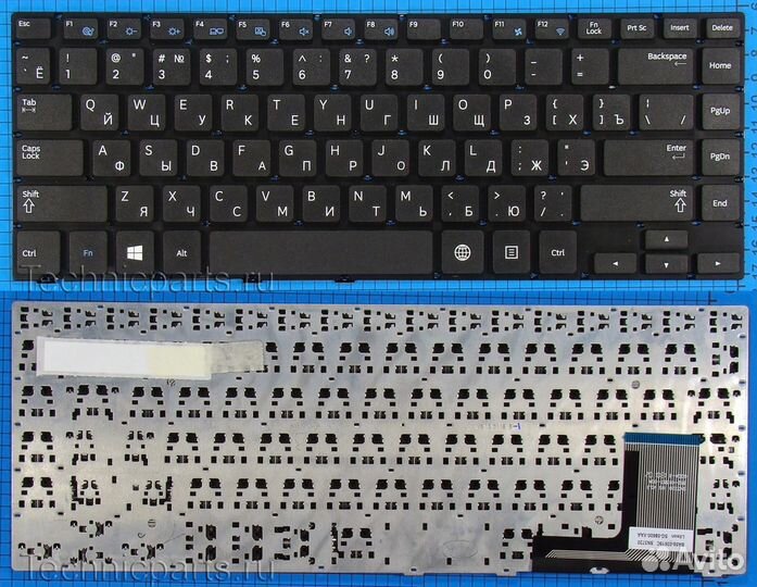 Клавиатура samsung 470R4E (RU) черная новая