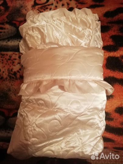 Зимний конверт белый на выписку