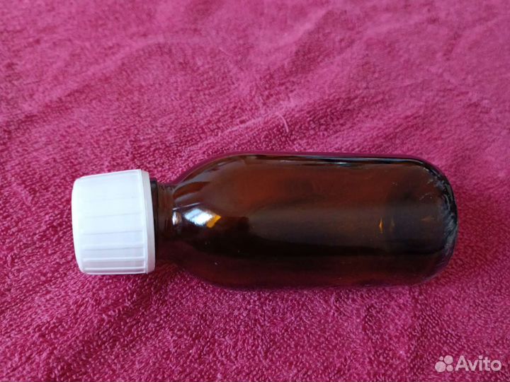 Бутылка с крышкой темные новые 125 мл