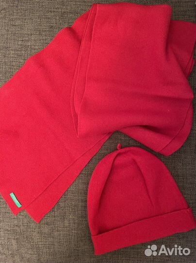 Шапка и шарф Benetton