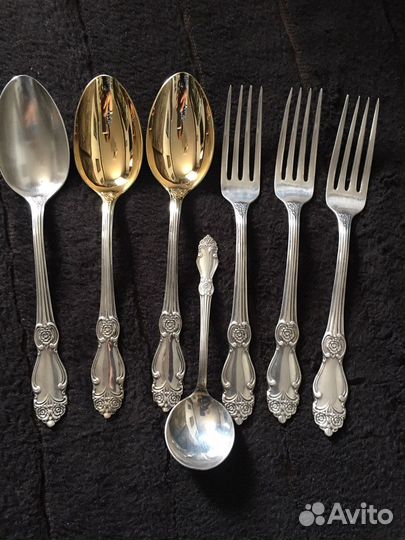 Мельхиор серебряная роза