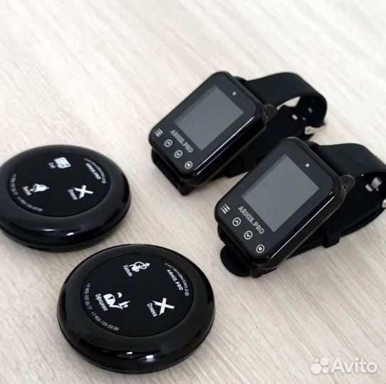 Кнопка вызова официанта с часами-пейджер Элит