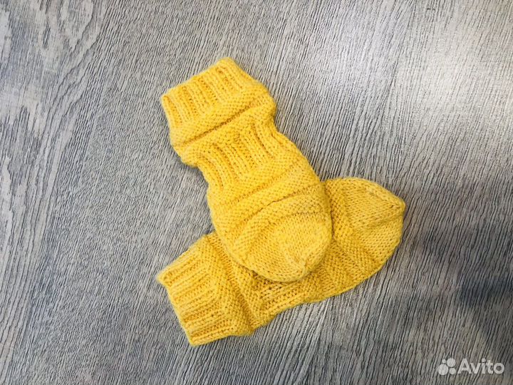 Комплект варежки и носки для новорожденного