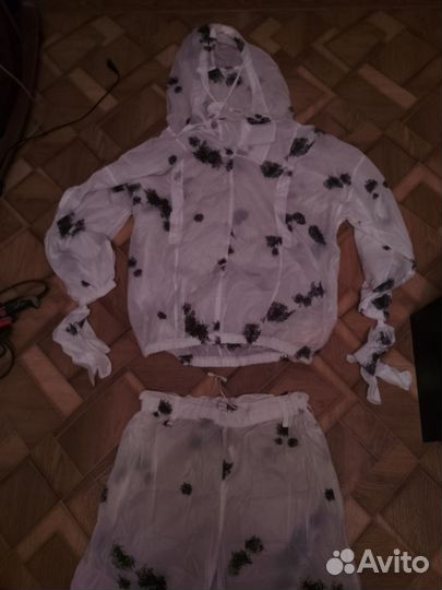 Маскировочный костюм зимний синтетика болоний