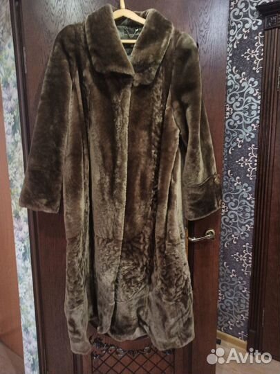 Шуба мутоновая бу