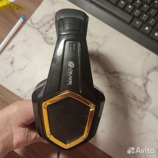 Наушники проводные оклик с микрофоном