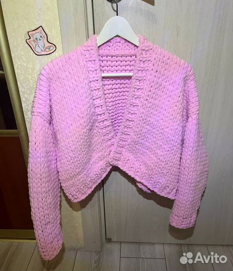 Плюшевый кардиган