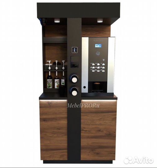 Кофейня самообслуживания, стойка кофе с собой