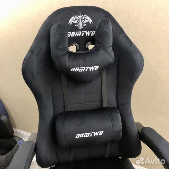 Компьютерное кресло *(бархатная ткань)