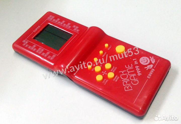 Тетрис красный, 9999 игр