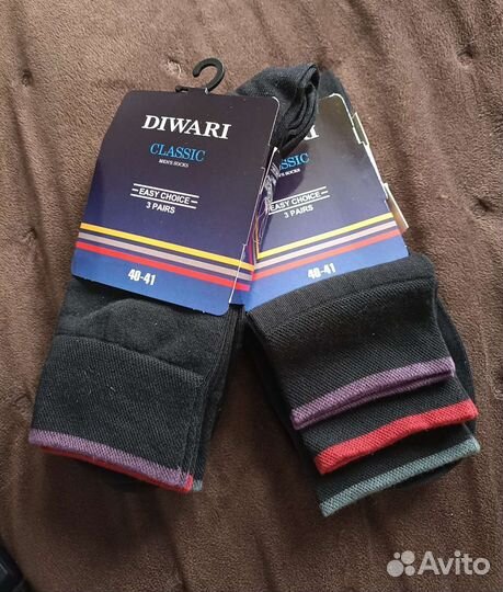 Мужские носки diwari(комплект из 3пар)