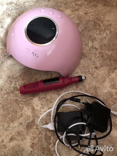 Набор для маникюра с лампой