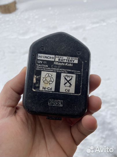 Аккумулятор hitachi 12 eb1220bl eb1214s