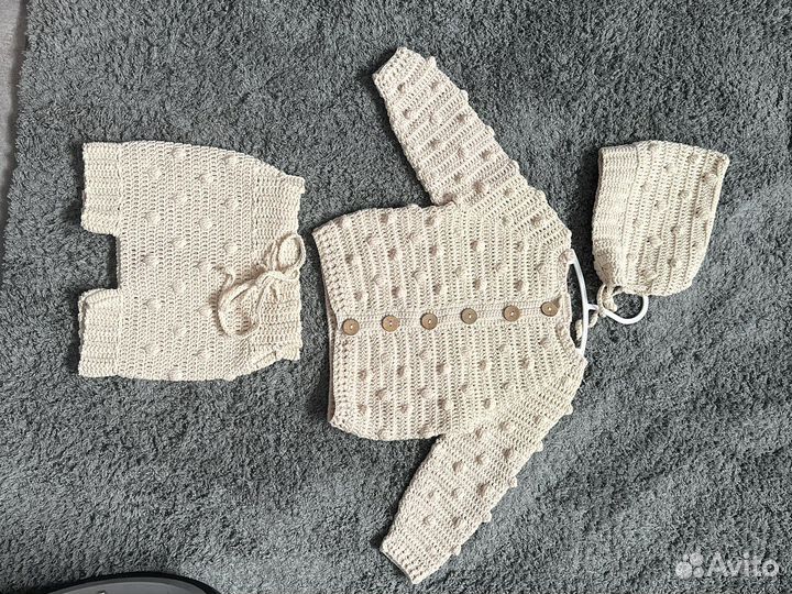 Вязанный комплект