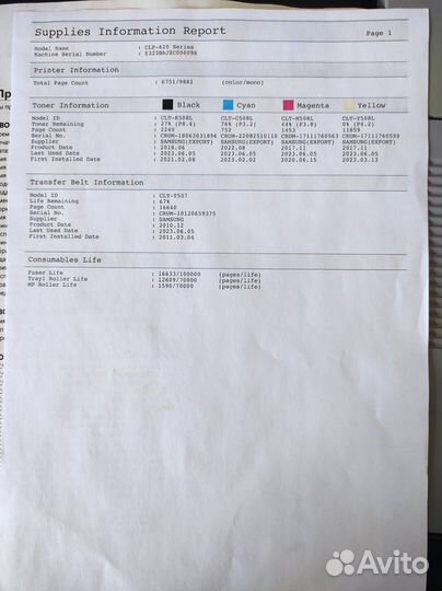Мфу лазерный цветной Samsung CLP-620