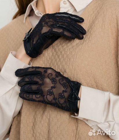 Женские кожаные перчатки