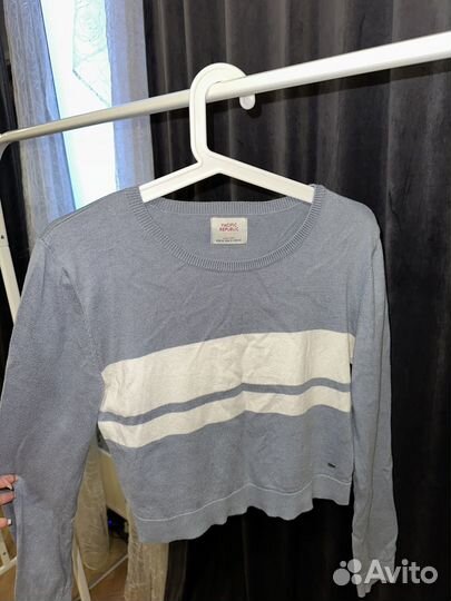 Кроп топ с длинным рукавом Pull & Bear