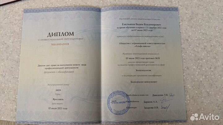 Кинолог-зоопсихолог, дрессировка и воспитание