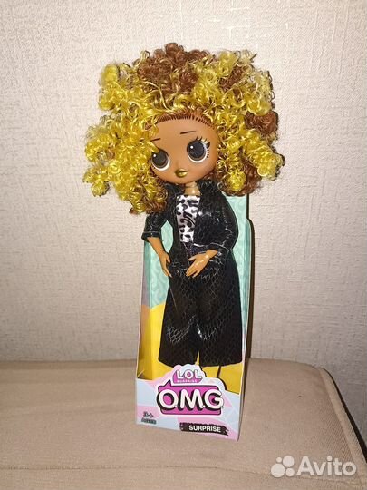 Кукла лол с кудрявыми волосами