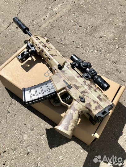 Сильный автомат FN Scar на орбиз