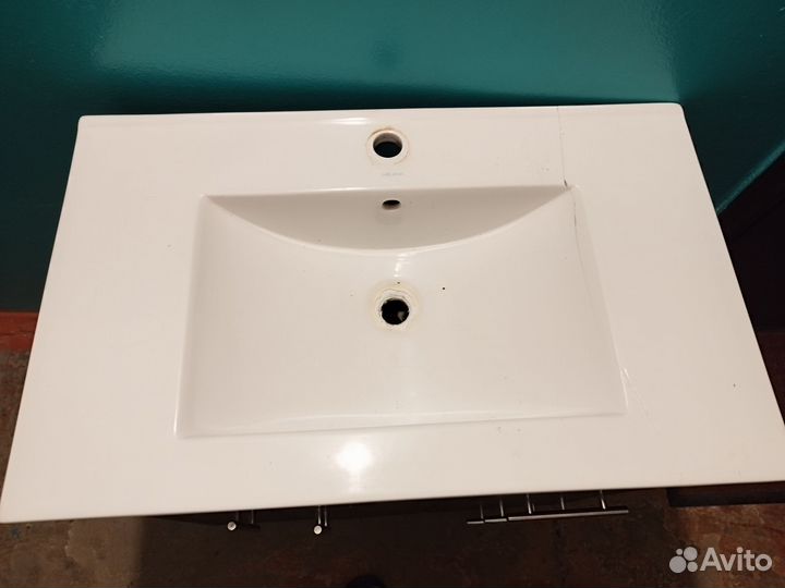 Тумба с раковиной для ванной с раковиной бу