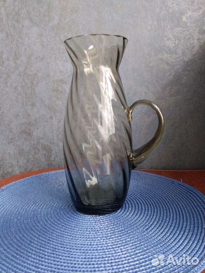 Графин цветное стекло СССР