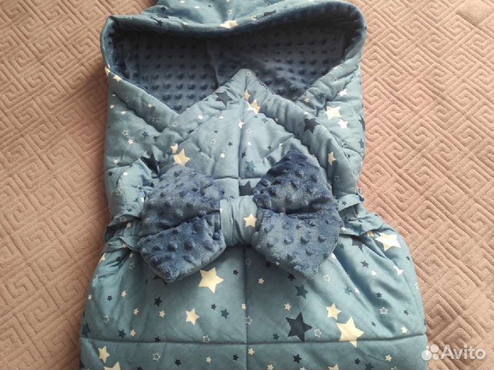 Конверт на выписку для мальчика весна осень