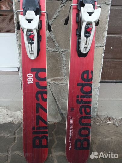 Лыжи blizzard bonafide 180см
