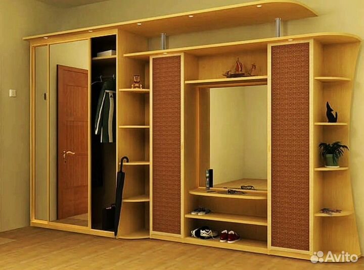Шкаф в прихожую по вашим размерам