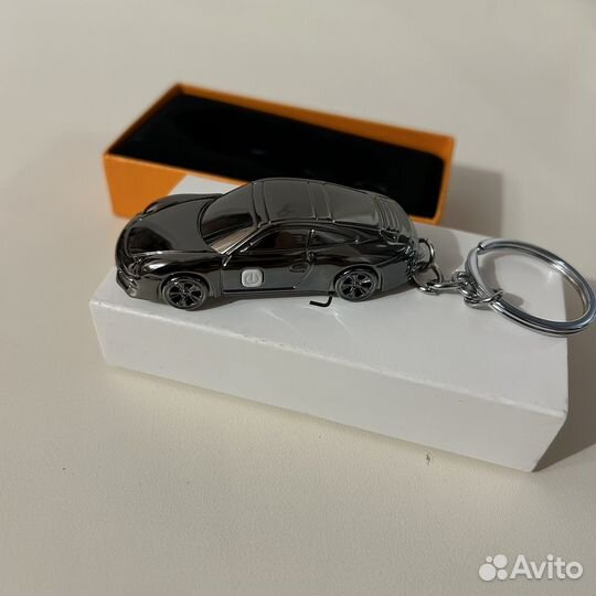 Зажигалка-брелок с фонариком электронная USB