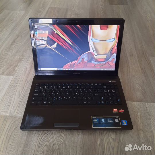 Ноутбук Asus 4 ядра/8gb/HD5470/640gb HDD
