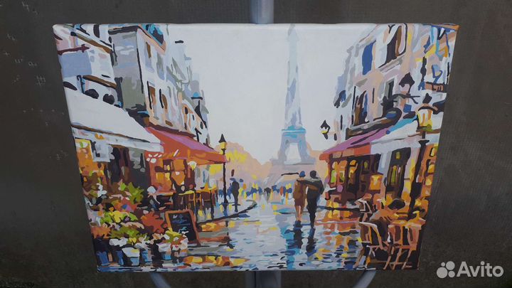 Картина маслом париж