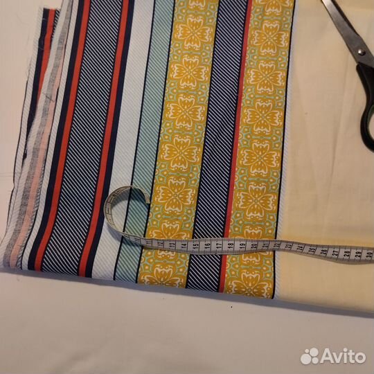 Отрез ткань бязь хлопок для пэчворк 33 на 200 см