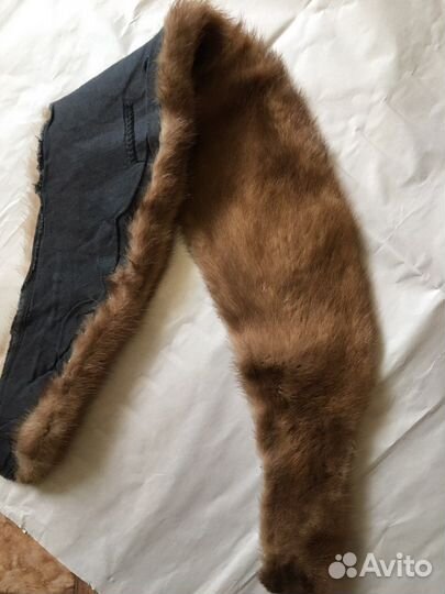 Воротник из норки