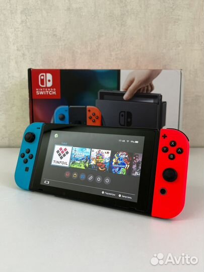 Nintendo Switch rev 1 прошитая