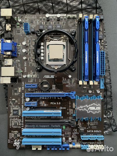 Комплект i7-3770 3.4ghz 16gb Asus P8Z77-V LX