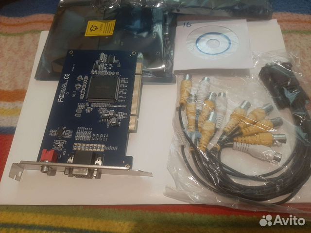 8-канальная плата видеозахвата H264 PCI