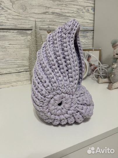 Ракушка из трикотажной пряжи