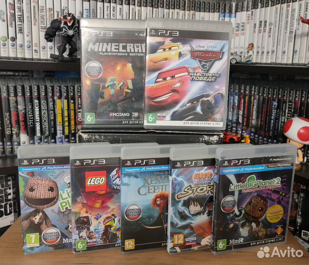 Диски PS3, детские, Minecraft, lego и тд