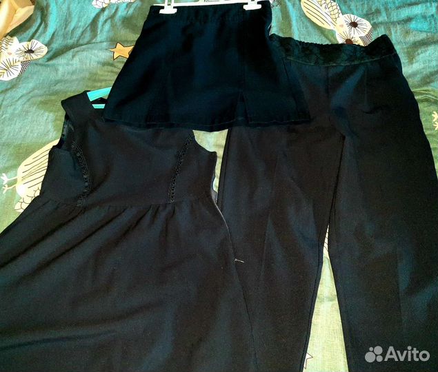 Школьная форма для девочки 122 128 темно синяя