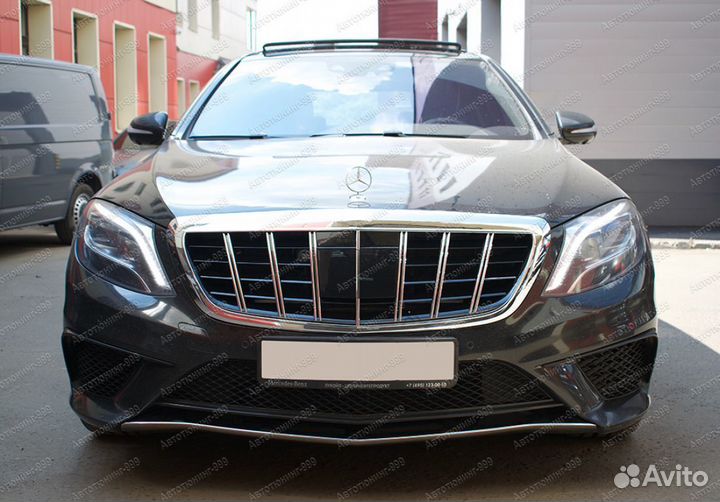 Бампер передний 63 AMG Mercedes S-klass (W 222)