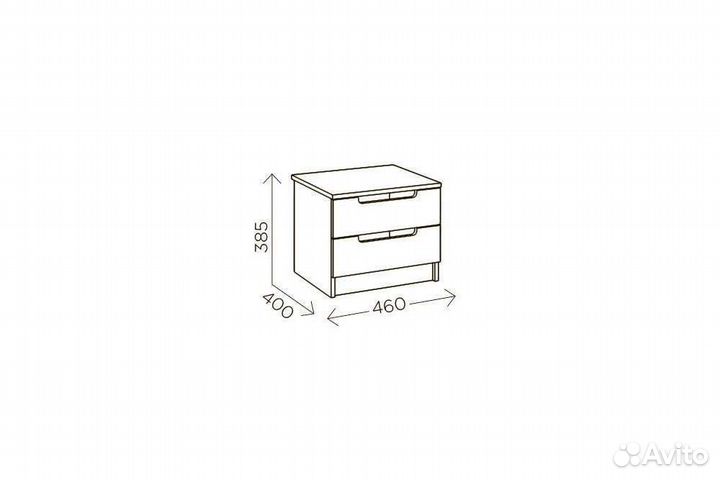 Тумба прикроватная Илия