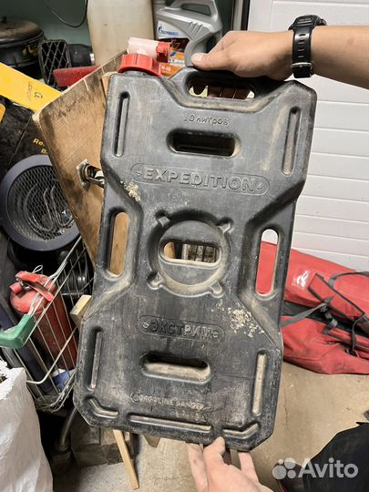 Канистра пластиковая топливная плоская экстрим