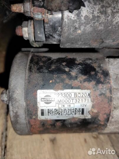 Стартер Ниссан Тиида Жук 1,6 hr16de
