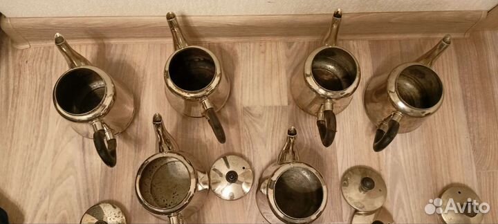 Чайник заварочный мельхиор, для самовара СССР